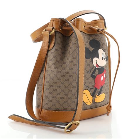 disney gucci man bag|Gucci mickey mouse bucket bag.